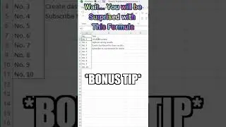 Discover the Power of Effective Numbering in Excel #shortvideo  #excel