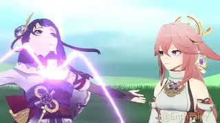 could Ei like...store ANYTHING in her chest??  (Genshin Impact Animation)