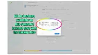 Manage Backups on uTunes or Finder