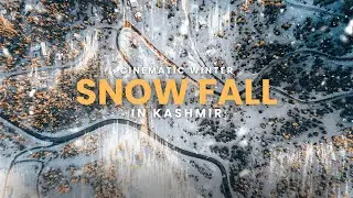 Winter Wonderland Kashmir Cinematic Video, Village Slow Life & Snowing |  #villagelife #viralvideo