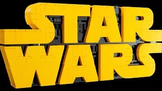 LEGO Star Wars 75407 BRICK-BUILT STAR WARS LOGO Review! (2025)