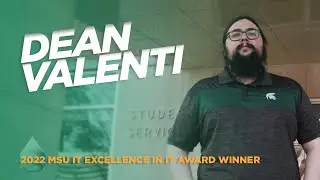 Dean Valenti - Student Success Award