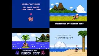 Adventure Island 1-4 - All Cutscenes and Endings