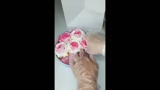 Как собрать коробочку с зефиром.