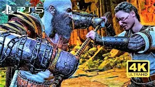 God of War ( HEIMDALL BOSS FIGHT ) 4K 60FPS PS5