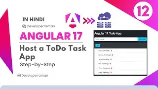 Angular 17 Tutorial Part 12 | How to Deploy App on Web Hosting | Host Website on Live