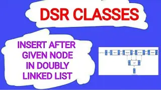 Insertion in Doubly Linked List (After a given node)||Data Structures