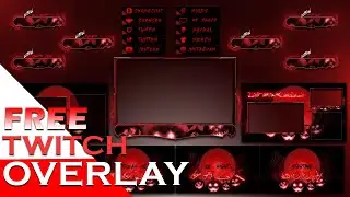 Get Free Twitch Animated Overlay | Horror Animated Overlay for twitch 🔥🔥🔥