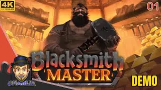 BECOME A SKILLED BLACKSMITH! -  Blacksmith Master Demo Gameplay