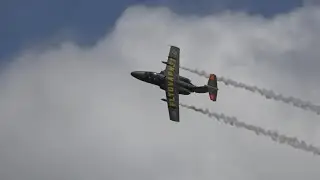 SAAB 105 (Sk 60) Swedish Air Force  🇸🇪 Best Display at RIAT 2023 [4K]