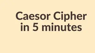 Caesor Cipher