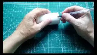DIY вечная пробка в термос из засохшего силиконового герметика.
