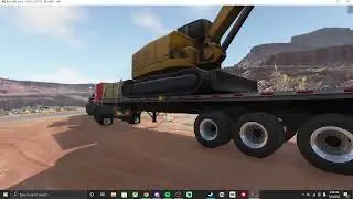 Excavator delivery leads to highway accident- Beam.NG drive