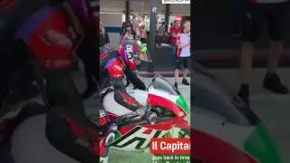ALEIX ESPARGARÓ como siempre disfrutando sobre la APRILIA RSA250!