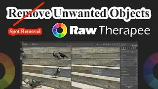 How to Remove Objects in RawTherapee • Spot Removal Tool Tutorial