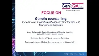 FOCUS ON: Genetic Counselling - recorded on 9th January 2023