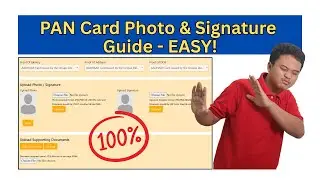 how to resize photo and signature for pan card within 5 minutes