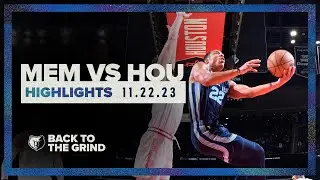 Memphis Grizzlies vs. Houston Rockets Game Highlights | 11/22/2023