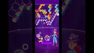 BUBBLE WITCH 3 SAGA LEVEL 2596 ~ NO BOOSTERS, NO HATS
