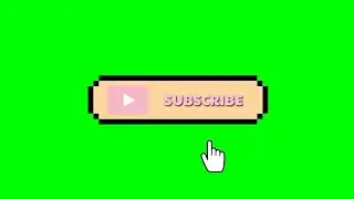 🌱ANIMATED GREEN SCREEN SUBSCRIBE BUTTON | 2020🌱