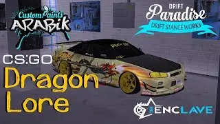 MTA Drift Paradise: Рисуем скин CS:GO Dragon Lore Nissan GT-R 34