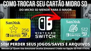 How to Change Micro SD Card from Smallest to Largest “WITHOUT” Losing Your Games/Saves/Files.