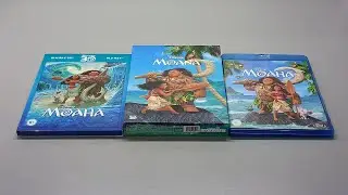 МОАНА - 3D - Blu-ray - MOANA - 2016 - STEELBOOK - KIMCHIDVD