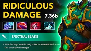 Yatoro WRAITH KING Carry - Patch 7.36b | Full Gameplay Dota Class