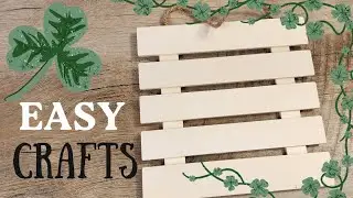 Ultimate Shamrock DIY Tutorial for St. Patrick's Day Crafts!  Trending Green Decor Ideas!☘️