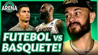 BASQUETE VS FUTEBOL! FRED CONFESSA QUAL É MELHOR E CONTA TUDO SOBRE SEU AMOR PELA NBA! #CENTRALARENA