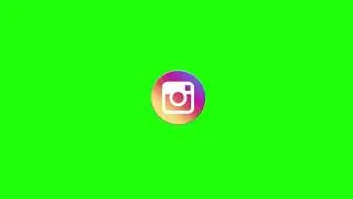 ✰ FREE 3 Instagram logo Green screen Animations