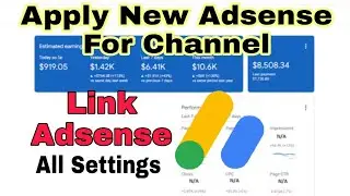 How To Create Adsense Account For YouTube Channel | How To Apply For Adsense Account | Link Adsense