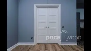 DOORWOOD Solid Ash Wood Pre Hung Door Installation