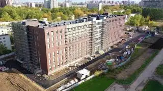 Монтаж фасадных систем Фасст-КЛТ на объекте ФНС в Санкт-Петербруге