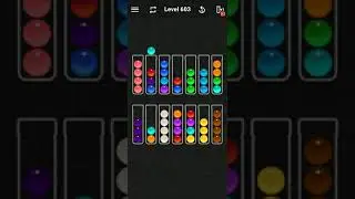 Ball Sort Color Water Puzzle Solution Level 603