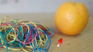 Апельсин VS Резинки - ORANGE VS ELASTICS