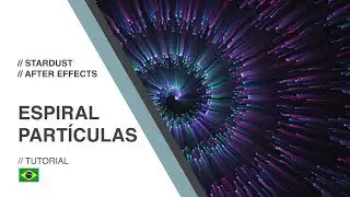Espiral de Partículas - Tutorial Stardust / After Effects (Pt-Br)