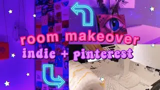 EXTREME ROOM MAKEOVER + TRANSFORMATION 2021 *indie and pinterest inspired*