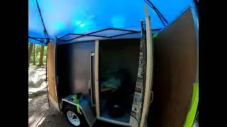 10ft cargo trailer camper conversion preview