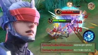 SABER EXP LANE MELAWAN LUKAS BISA APA?😱 GLOBAL SABER BISA MENANG
