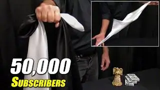 Knot Vanishes! (Magic Trick) 1-2-3 Voilà WAH LA! ~ Tutorial + 50K subscribers Giveaway