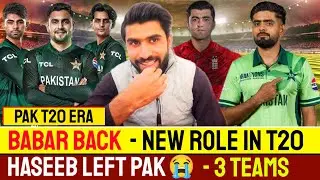 NEW T20 ERA || Babar Back In T20 Team With New Role | Pak Squad vs WI Series | Haseebullah  Left Pak