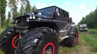 MONSTER UAZ-ERMAK! TESTING THE SWAMP, THE FIELD!!!