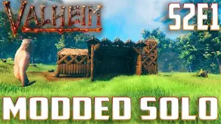 Valheim Modded Solo-S2-Ep-1-Creature Level & Loot Mod & House Building