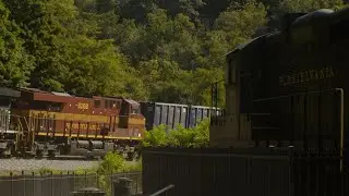 PRR Railroad Heritage Unit on Horseshoe Curve | Altoona, PA