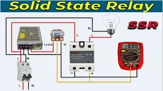 How Solid State Relays Work | Testing Solid State Relay with Multimeter | Solid State Relay Wiring