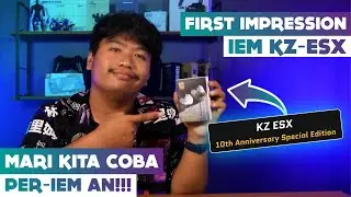 EARPHONE BUAT MUSISI??? First Impression IEM KZ-ESX | Indonesia