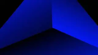 Синий вращающийся треугольник видеофон,футаж / background, futage blue  rotating triangle