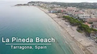 La Pineda Beach, Drone view
