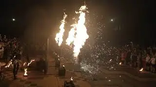 Огненное шоу в Александрии. 24 августа 2021.